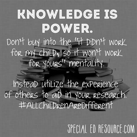 Knowledge Is Power | SpecialEdResource.com