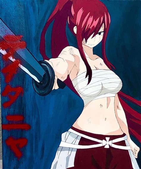 Erza Scarlet fairy Tail | Etsy