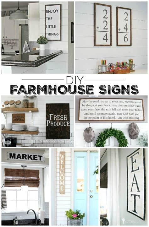 11 Gorgeous DIY Farmhouse Signs | Little House of Four - Creating a beautiful home, one thrifty ...