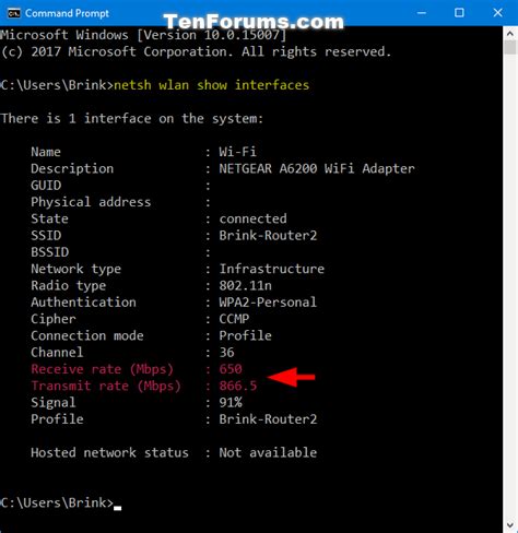 See Network Adapter Speed in Windows 10 | Tutorials