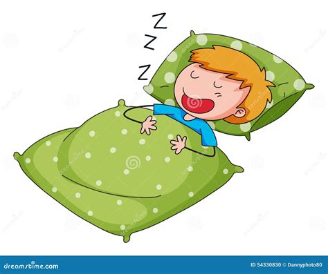 Sleeping stock vector. Illustration of snore, simple - 54330830