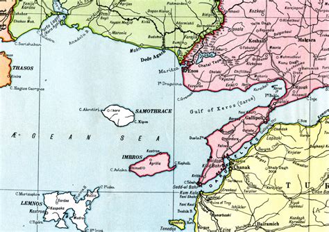 Dardanelles map 1915