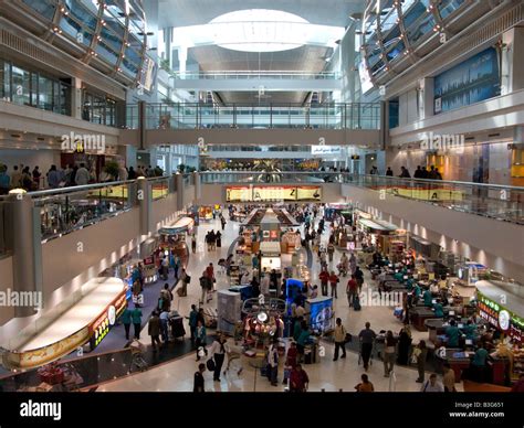 Inside Dubai International Airport Dubai UAE Middle East Stock Photo - Alamy