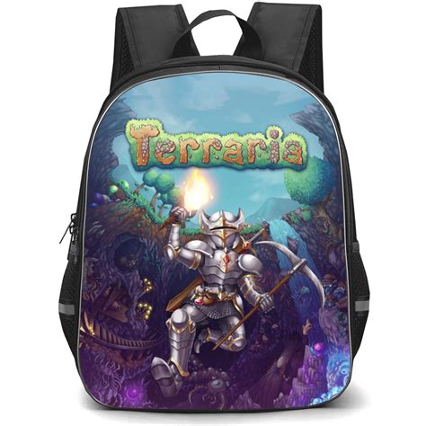 Terraria Terrarian Backpack StudentPack - Terrarian With Game Logo | Shirt Chic