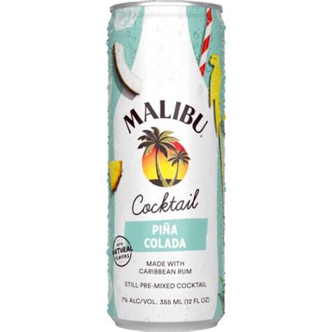 Malibu Pineapple & Coconut Pina Colada, 355 ml - QFC