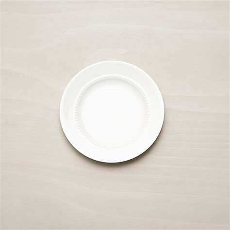 White Pearl Bread and Butter Plate | Crate and Barrel