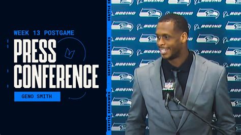 Geno Smith Postgame Press Conference - Week 13 at Los Angeles Rams