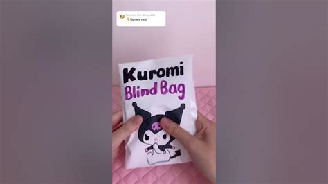 kuromi blind bag!💜 #blindbag #blindbags #craft #diy #papersquishy #papercraft #sanrio #kuromi # ...