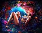 Underwater Princess Fantasy Wallpaper | Gallery Yopriceville - High-Quality Free Images and ...