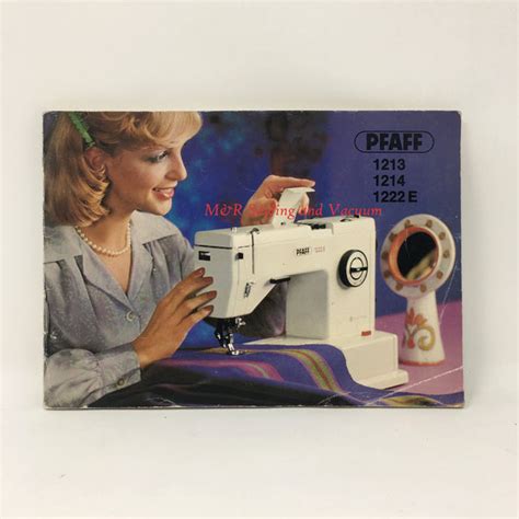 Instruction Manual, Pfaff 1213, 1214, 1222E - mrsewing