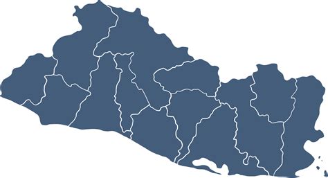 Mapa El Salvador PNG para descargar gratis