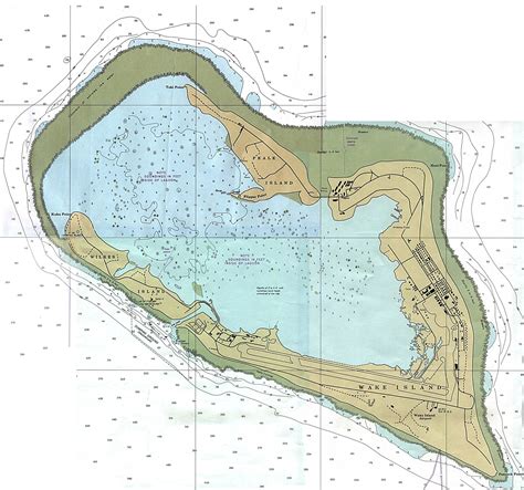 Large detailed topographical map of Kingman Reef with roads and buildings | Vidiani.com | Maps ...