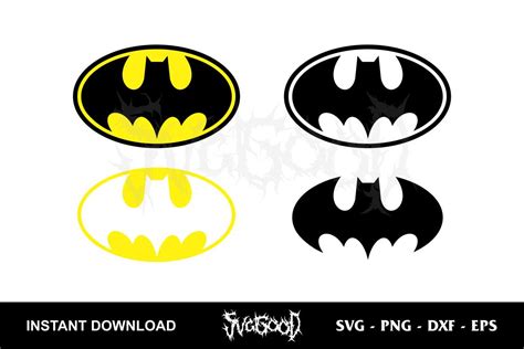 Batman Logo SVG Layered - SVGGOOD