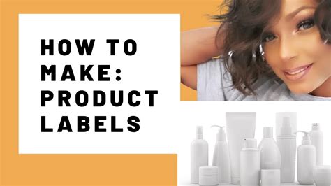 How To Make Product Labels (detailed) - YouTube