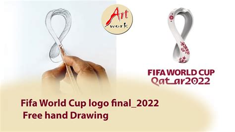 Fifa World cup 2022 Logo Drawing I Qatar World cup 2022 Logo - YouTube