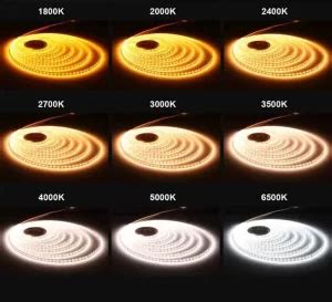Understanding LED Strip Light Color Temperature: 2700k vs 3000k vs 5000k vs 6500k - KayTai