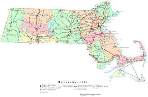 Free Map Of Massachusetts - Brandy Tabbitha