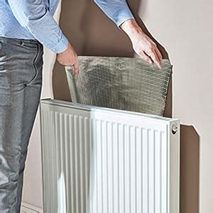 Radiator Heat Reflector Foil Insulation Roll 5M X 50CM - 24 x Self-Adhesive Double Sided Sticky ...