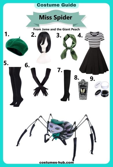 Miss Spider Costume From James And The Giant Peach