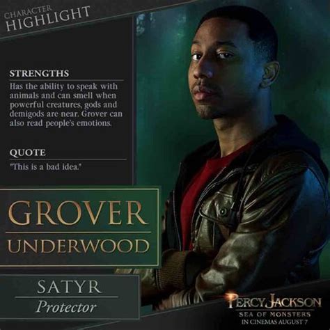 Percy Jackson and the lightning theft : Grover underwood