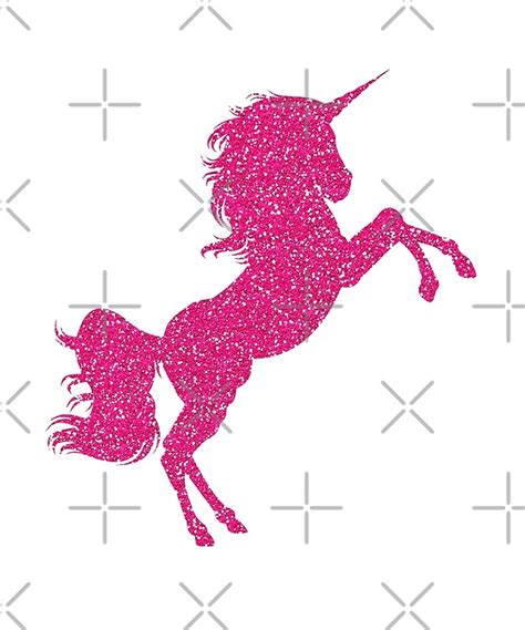 "Pink Unicorn Glitter tshirt " Photographic Prints by KhushbooLohia | Redbubble