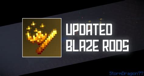 Updated Blaze Rods Minecraft Texture Pack