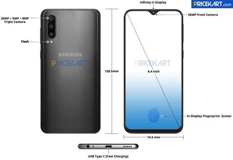 Samsung Galaxy A50 Leaked Image Reveals Triple Rear Cameras and Infinity-U Display