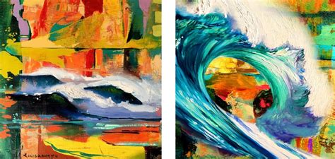 Abstract surf art | Club of the Waves