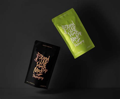 Stand-Up Pouch Packaging Mockup (PSD)