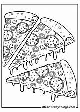 Pizza Coloring Pages Updated 2021 sketch template