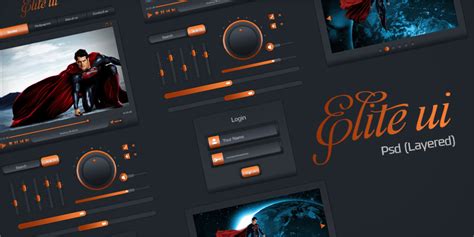 Elite UI Design (Psd)