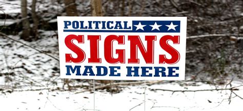 Political Campaign - Signs And Engraving