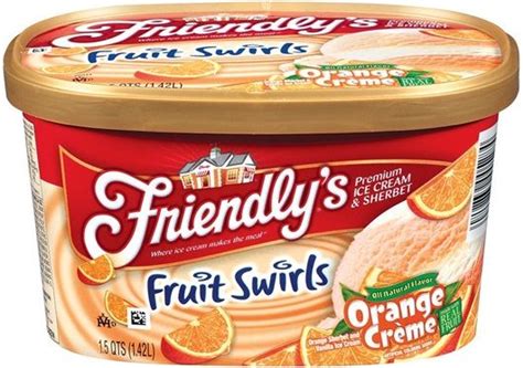 Orange Cream | Friendly's, Ice cream flavors list, Creme