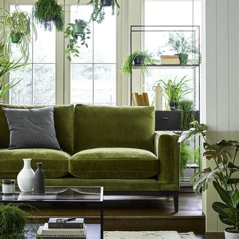 Olive Green Couch Living Room – HOMYSTYLE