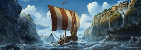 Richard Benning - Viking longboat