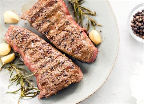 Denver Steak with Garlic Herb Butter Pan Sauce