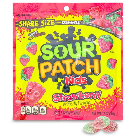 Sour Patch Kids Strawberry Candies 10 oz-Candy Funhouse – Candy Funhouse CA