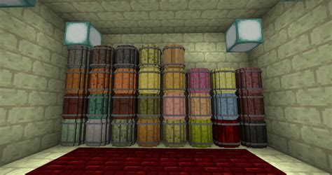 Simple Barrels Mod for Minecraft 1.10.2/1.9.4 | MinecraftSix