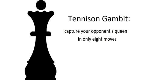 What is the Tennison Gambit? (beginners) - Chess.com