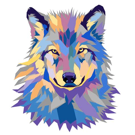 The Wolf - Vector Illustration