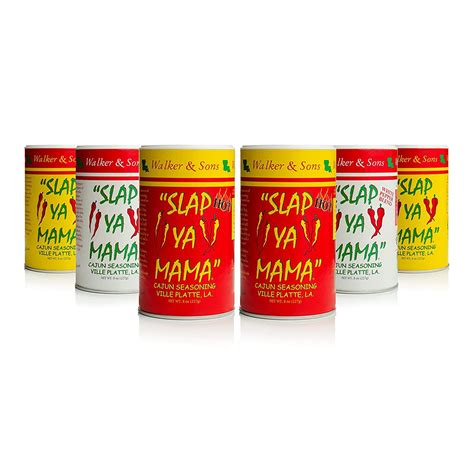 Slap Ya Mama All Natural Cajun Seasoning from Louisiana Spice Variety Pack, 8 Ounce Cans, 2 ...