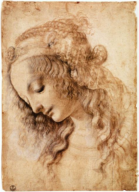 Woman's Head by Leonardo, c.1473 - Michelangelo vs. Leonardo da Vinci Photo (33276889) - Fanpop