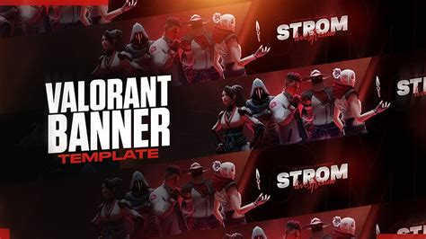 1290x2796px, 2K Free download | Valorant Gaming Youtube Banner Template ...