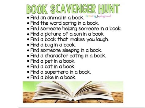 Book Scavenger Hunt - Families United Network