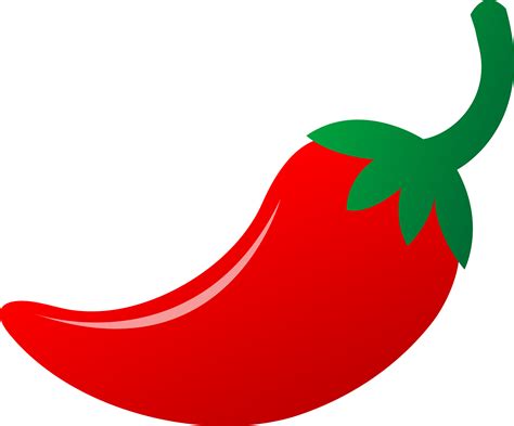 Hot Red Chili Pepper - Free Clip Art