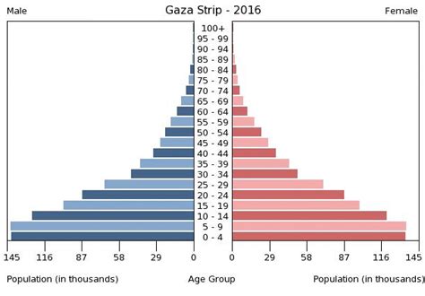 Gaza Strip Age structure - Demographics