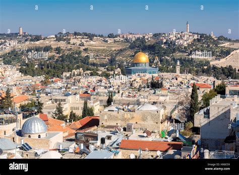 Temple mount jerusalem aerial view hi-res stock photography and images ...