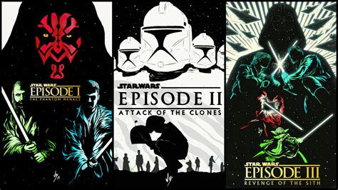 [1920×1080] Star Wars Prequel Trilogy Art by Vicbwolf : wallpaper