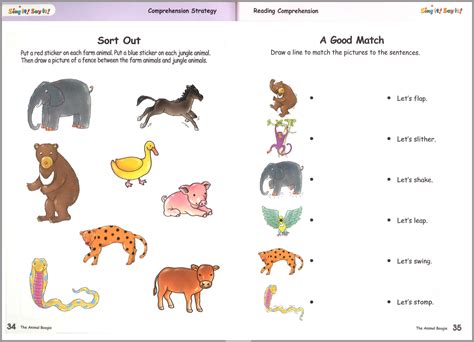 The Animal Boogie Worksheet