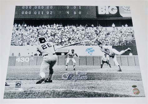 DAVE RIGHETTI AUTOGRAPHED 16x20 PHOTO (YANKEES 1983 NO-HITTER) - LEAF ...